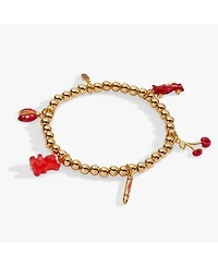 Alex and Ani Crayola Scarlet Charm Stretch Bracelet