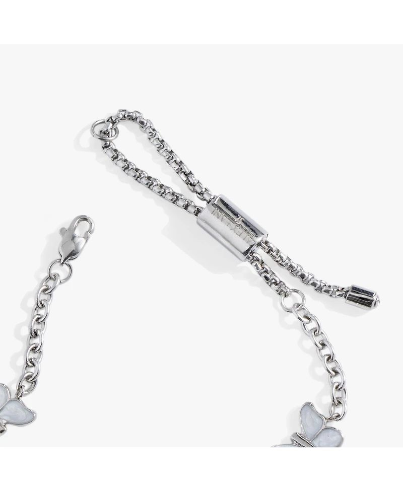 Alex and Ani Butterfly and Flower Anklet