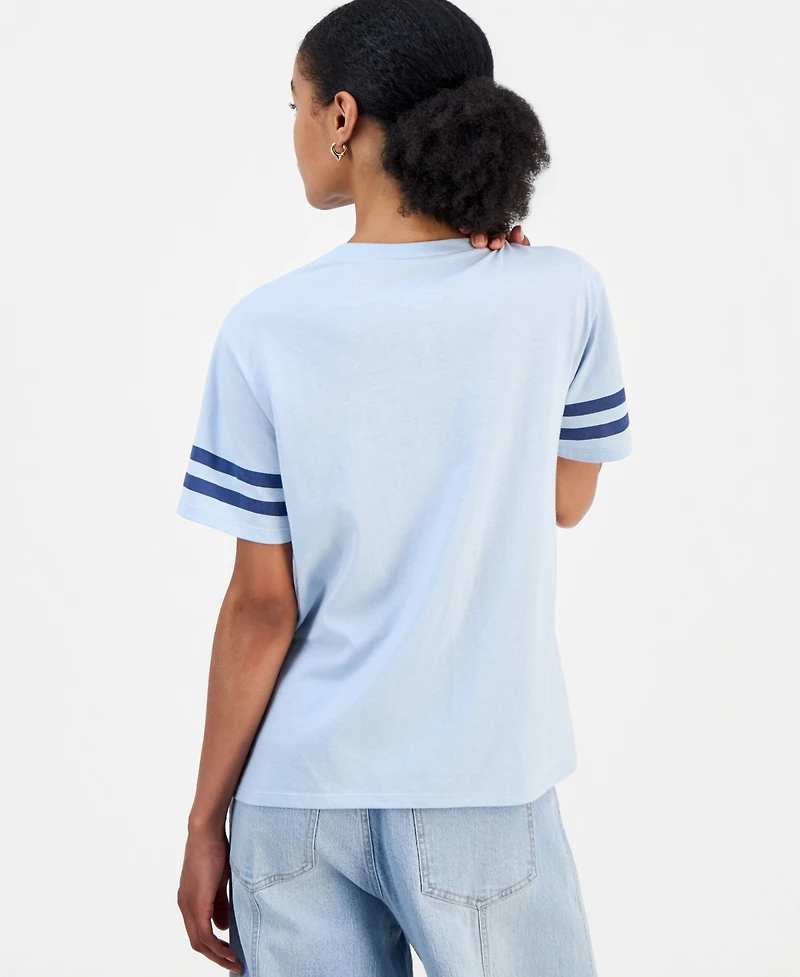Sanrio Juniors' Cinnamoroll Varsity Graphic T-Shirt