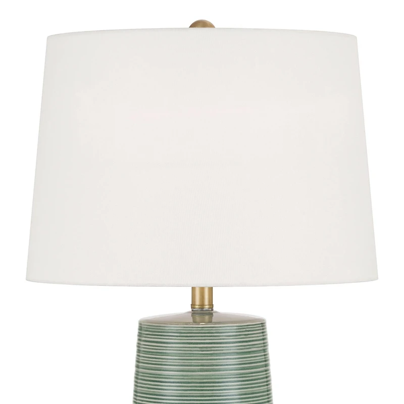 360 Lighting Kerry 28 1/2" High Stripes Ceramic Table Lamp Set of 2