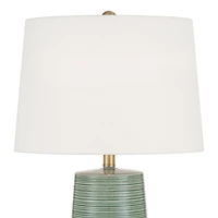 360 Lighting Kerry 28 1/2" High Stripes Ceramic Table Lamp Set of 2