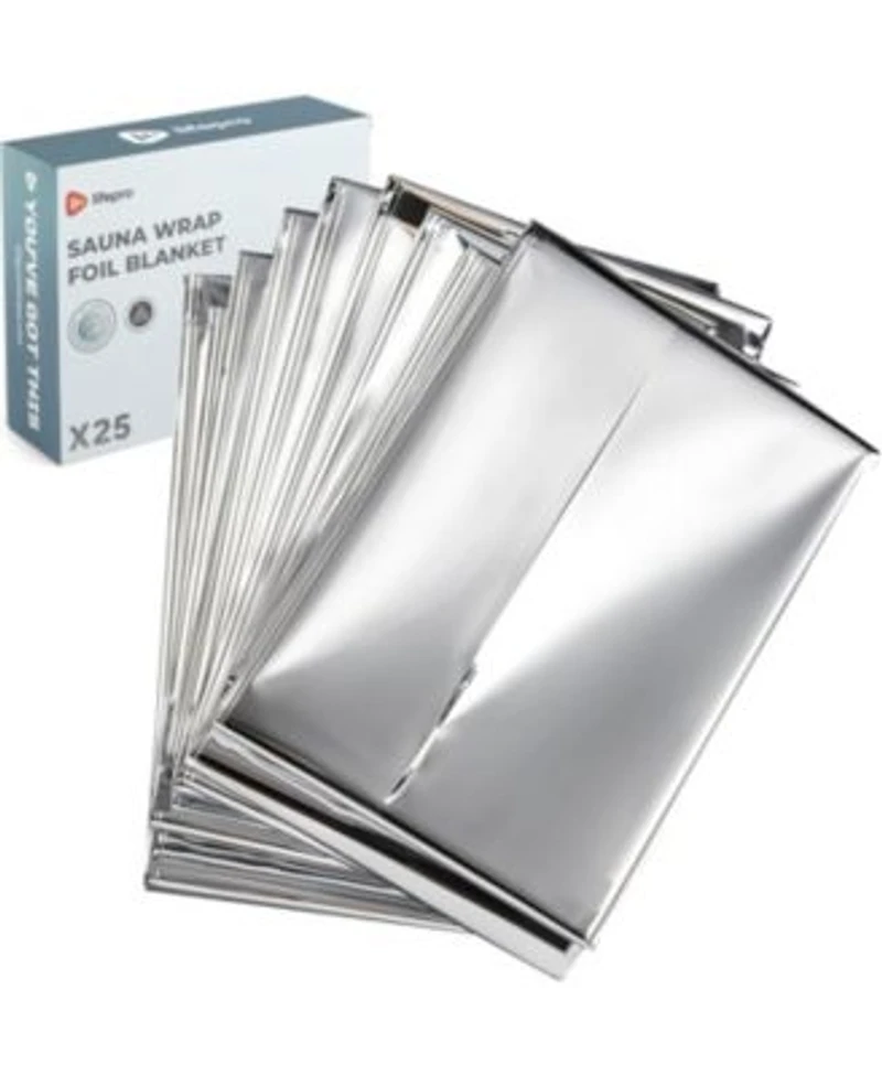 Lifepro Sauna Wrap Foil Blanket 63 X 82.5 Disposable Thermal Blanket Insert For Infrared Sauna Body Heat Retention Warmth