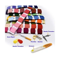 Gnuadz 98 Color Embroidery Floss Cross Stitch Bracelet Thread Kit