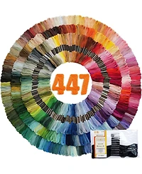 Gnuadz 447 Colors Embroidery Floss Friendship Bracelet String Cross Thread