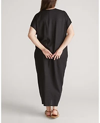 Universal Standard Plus Cabana Linen Kaftan