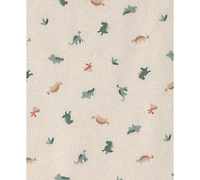 Carter's Baby Boys' Dinosaur Print Short-Sleeve Bodysuits, 5-Pack