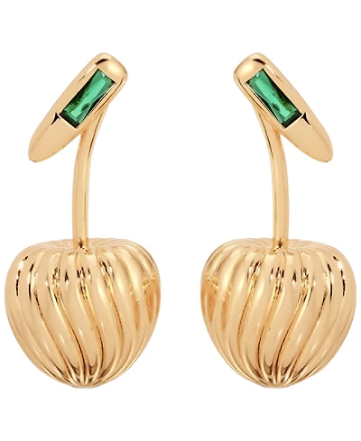 Ettika 18k Gold-Plated Sweet Cherry Earrings