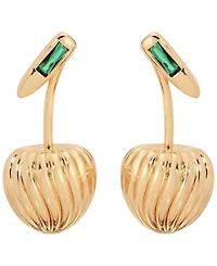 Ettika 18k Gold-Plated Sweet Cherry Earrings