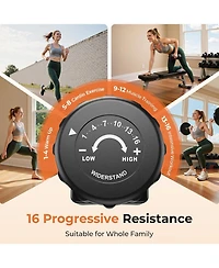 Fed Fitness Recumbent Exercise Bike for Home, 350LB Capacity, 16-Level Magnetic Resistance, Lcd Monitor and Pulse Sensors