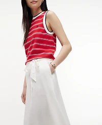 Tommy Hilfiger Women's Belted Midi Skirt