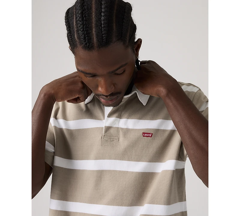 Levi's Men's Short-Sleeve Rugby Polo Shirt