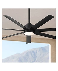 Casa Vieja 56 inch Phoenix Max Led Ceiling Fan with 12 inch Downrod