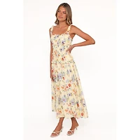 Petal and Pup Women's Enola Gather Midi Dress