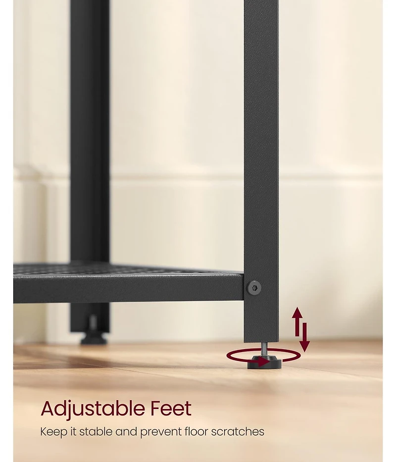 Slickblue Modern Tv Stand for TVs up to 65 Inches with Storage Shelves