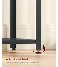 Slickblue Modern Tv Stand for TVs up to 65 Inches with Storage Shelves