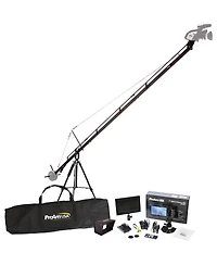 ProAm Orion DVC210 12' Wedding Production Package, Includes DVC210 12' Crane, Tilt Brake, Mount, Bag, 7" Hdmi Monitor, 7" Lcd Sunshade, Charger