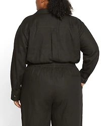 Universal Standard Plus Dawn Linen Hi Low Tunic