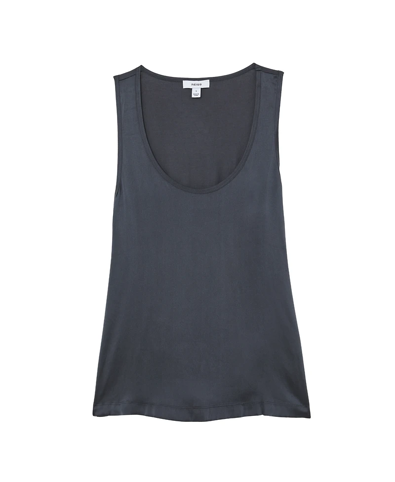 Reiss Women's Ruby Silk-Front Cami Top