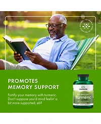 Swanson Turmeric Antioxidant Supplement, Joint, Heart, Liver, Mood and Memory Support, Curcuma Longa 720 Miligram, 240 Capsules, 120 Servings
