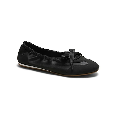 Vivaia Women's Yanka Round-Toe Satin Sneakerina