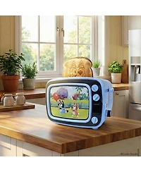 Uncanny Brands Retro Tv Toaster with Light Up Frame