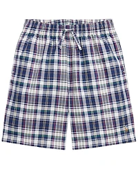 Polo Ralph Lauren Boys' 8-20 Big Fit Plaid Cotton Oxford Shorts