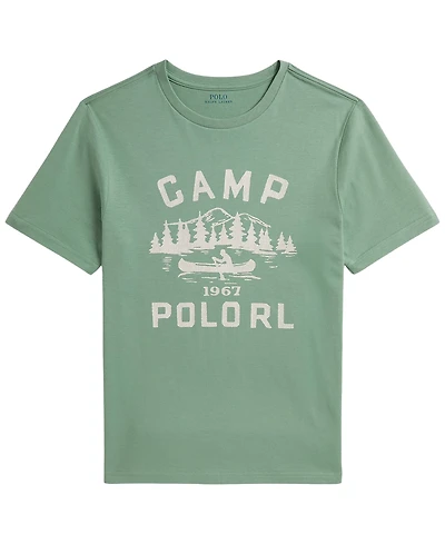 Polo Ralph Lauren Boys' 8-20 Logo Cotton Jersey Graphic T-Shirt