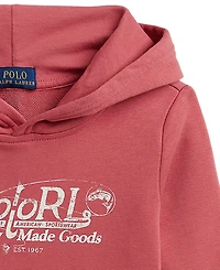 Polo Ralph Lauren Boys' 2T-7 Logo French Terry Long-Sleeve Hoodie