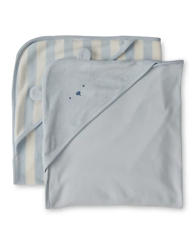 Carter's Baby Boys' Bear Terry Towels, 2-Pack