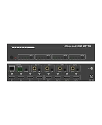 Dvdo 4x4 4K Hdmi 18Gbps Matrix Switcher with Audio Outputs