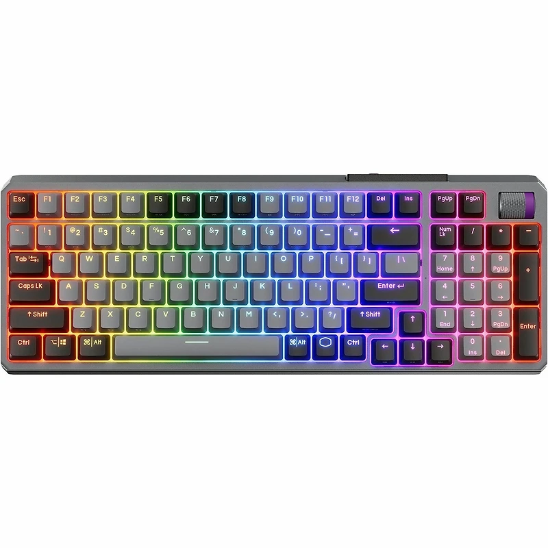CoolerMaster MK770 Wireless Mechanical Rgb Gaming Keyboard with Kailh Box V2 Linear White Switches, Macaron