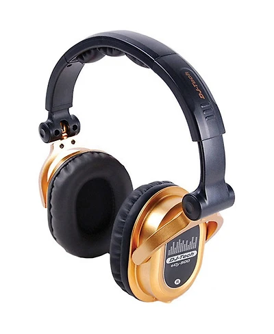Dj Tech Edj-500 Dj Chris Garcia Professional Headphones with Adapter with Adapter, Gold