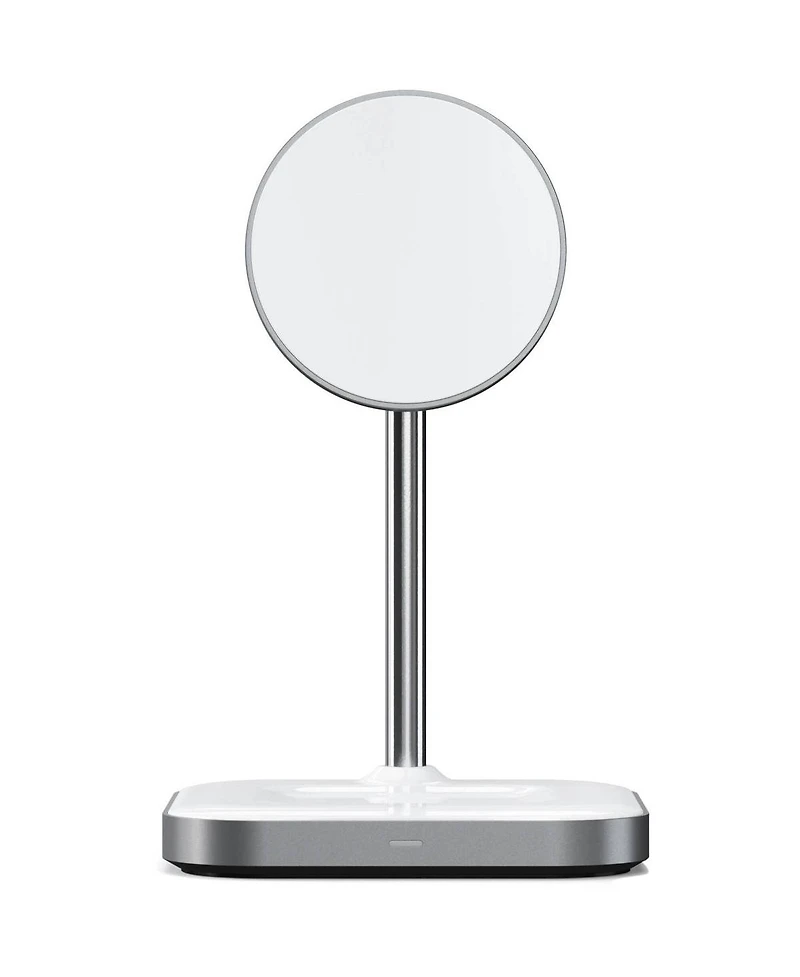 Satechi Aluminum 2-In-1 Magnetic Wireless Charging Stand for iPhone 12/13 and AirPods Pro