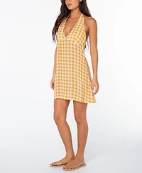 Roxy Women's Beach Day Halter Neck Mini Dress