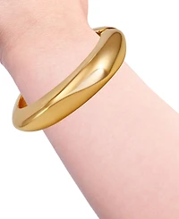Guess Gold-Tone Hinge Bangle Bracelet