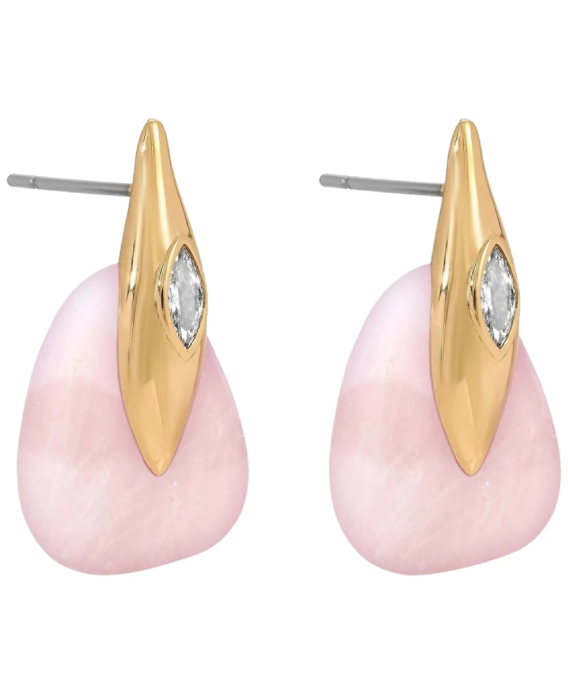 Ettika Gold-Tone Turquoise Solstice Drop Earrings