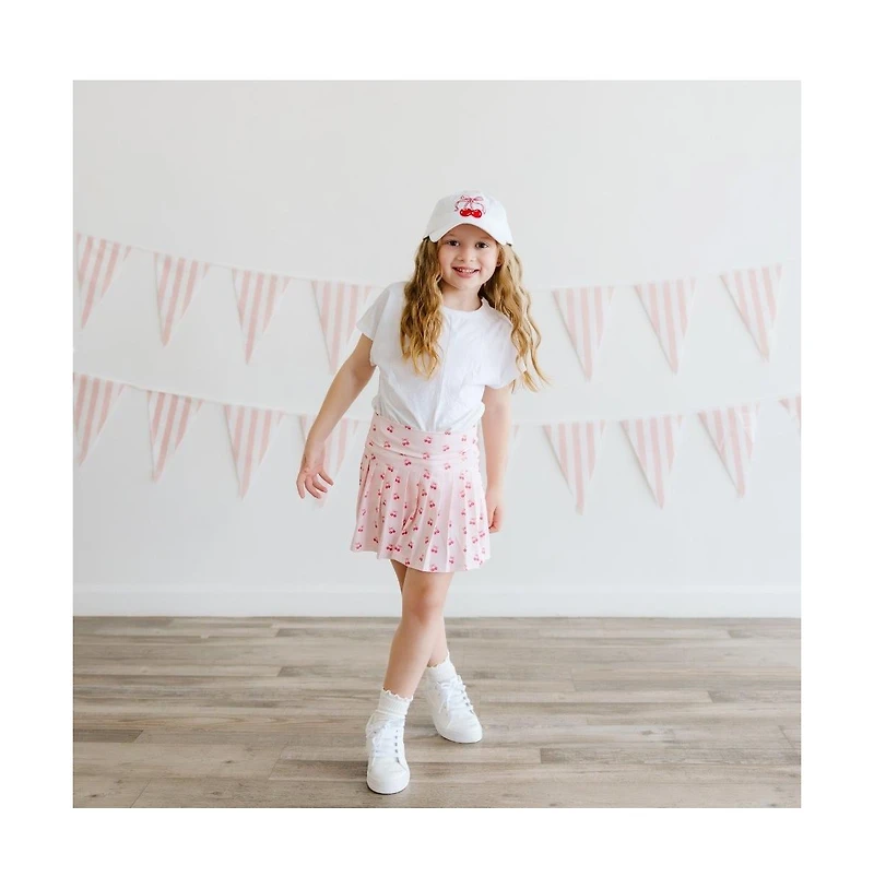 Sweet Wink Girls Cherry Coquette Patch Baseball Hat