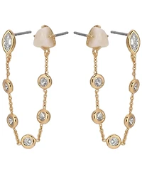 Ettika Double Piercing Turquoise Earrings