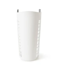 Gracious Living Easy Carry Flex Hamper, Ventilated Laundry Basket with Handles