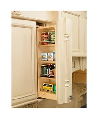 Rev-a-Shelf 3" Pullout Wall Filler w/ Soft-close, 39" Height, 432-WFBBSC39-3C
