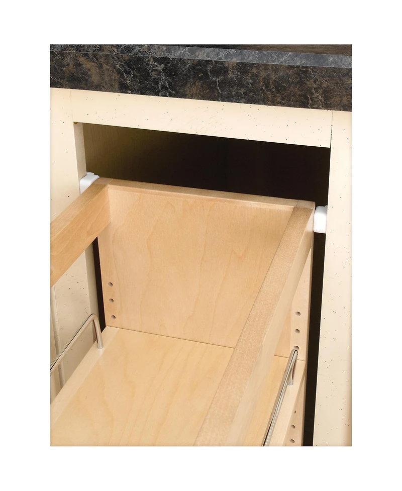 Rev-a-Shelf 8" Pullout Vanity Storage Organizer for Base Cabinets, 448-BC19-8C