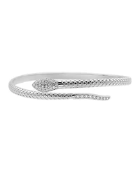 Adornia Silver 2-Piece Snake and Cuff Bolo Bracelet Set