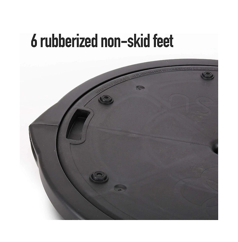 Bosu 72-10850LGNBLK Home Gym Equipment The Original Balance Trainer 65 cm Diameter, Black and Green