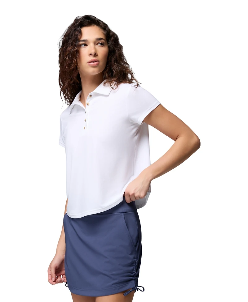 Columbia Women's Csc Soft Stretch Short-Sleeve Polo T-Shirt
