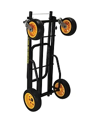 Rock N Roller Multi-Cart R18RT 8-in-1 Ground Glider Mega Equipment Cart with 700lbs Capacity
