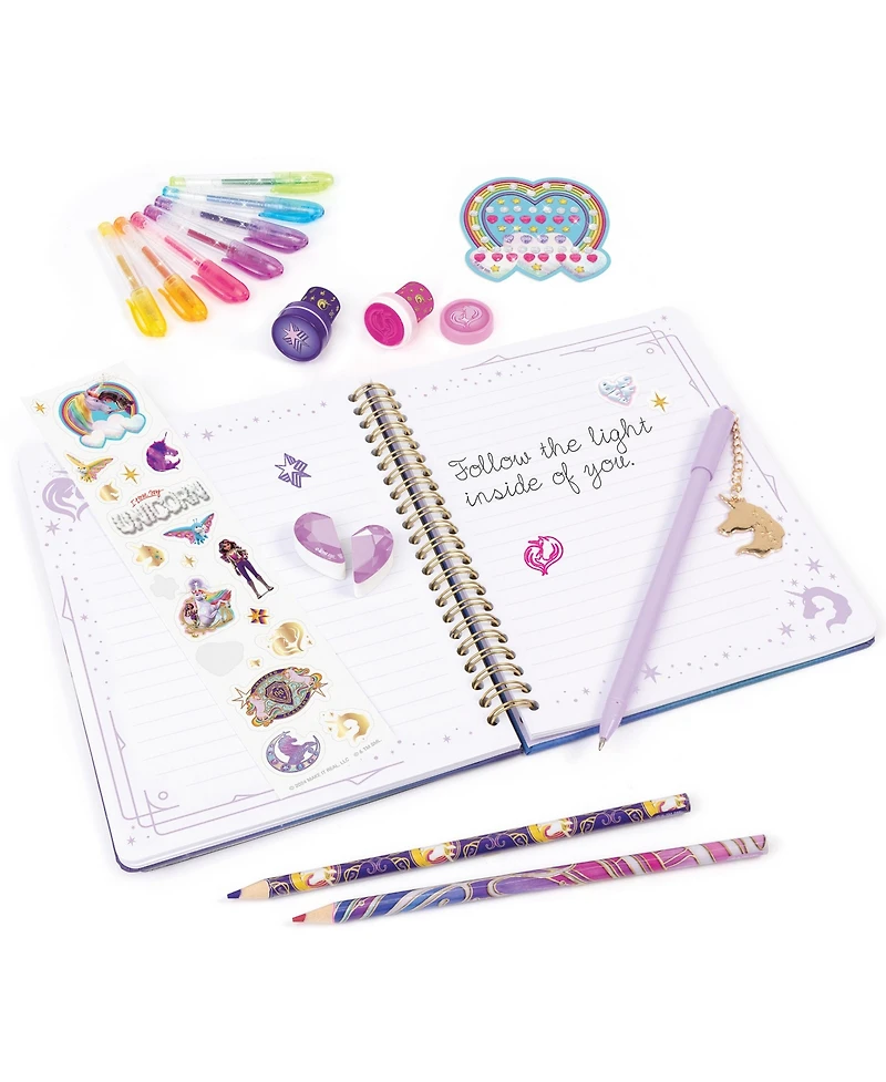 Make It Real Unicorn Academy: Enchanted Unicorn Stationery Set