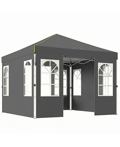 Outsunny Pop Up Canopy Tent with One Push Setup