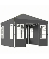Outsunny Pop Up Canopy Tent with One Push Setup