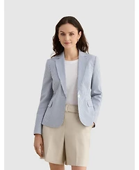 Hobbs Blake Structured Single-Button Blazer