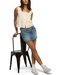 Lucky Brand Women's Square Neck Novelty Mix Tank Top